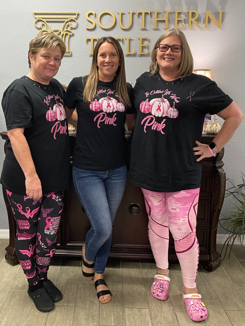 Anne McClintock, Abbey Folker, and Cindy LaBonte helped raise over $600 for Making Strides Against Breast Cancer in 2023